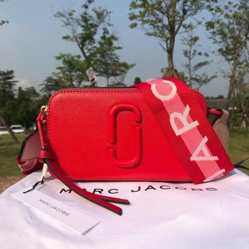 MJP18  real leather top quality MJ bag Mirror quality lady red no box