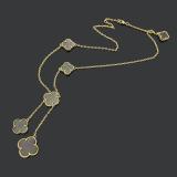 VAN24 Clover Shell Necklace gold plated necklace for women