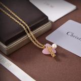 DIN23  Classic Lady Brass Love Necklace