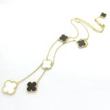 VAN24 Clover Shell Necklace gold plated necklace for women