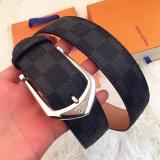 LBL4 Real leather wide 3.5cm black have 95-125cm total long with packing