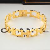 CHB1   316L steel and crystal with 18K gold plated