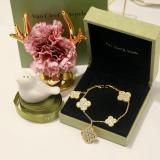VAB13   Five-flower four-leaf clover diamond bracelet