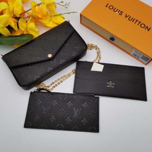 LLP20  bag leather 21-12-3CM with box