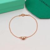 TB67  18k rose gold plated European and American bracelet girls love three-dimensional peas bracelet