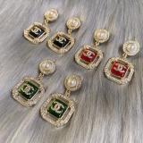 CHE140  high quality 316L steel Gold Plated earring studs for women