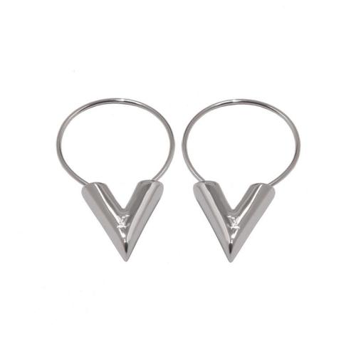 LVE11 Classic Ring Earrings for women 316L steel and gold plated top quality