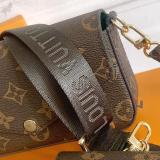 LLP70 Classic flower original material men shoulder bag 17x9.6x3.5cm