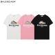 BAC27   Men's and women's casual T-shirt with letters LOGO pattern