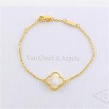VAB1 4 Clover Bracelet single flower steel bracelet