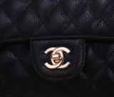 CHP1 Fashion leather C black women's bag 25.5X14.5X7cm