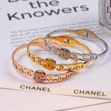CHB20  Fine stainless steel gold-plated jewelry CH bracelet