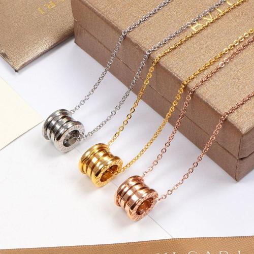 BVN32  Necklace 316L steel plating gold necklace