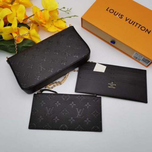 LLP20  bag leather 21-12-3CM with box