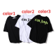 MYC1 Fashion letter balck t-shirt