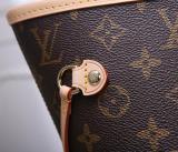 GLP8   32x29x17cm Neverfull Bag high quality L*V   bag for lady gift Canvas leather