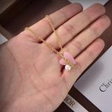 DIN23  Classic Lady Brass Love Necklace