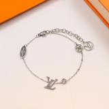 LVB86 316L steel gold plated bracelet