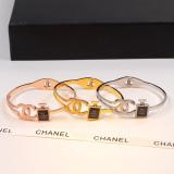 CHB13  Fine stainless steel gold-plated jewelry CH bracelet