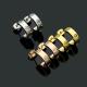 CAE8  high quality 316L steel Gold Plated earring studs for women jewelry
