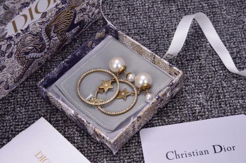 DE126  Classic five-pointed star pearl stud earrings