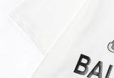BAC27   Men's and women's casual T-shirt with letters LOGO pattern