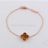 VAB1 4 Clover Bracelet single flower steel bracelet