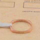 CAR18 Rounded Rhombus Letter Ring