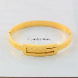 GB1  Exquisite stainless steel gold-plated jewelry GU bracelet