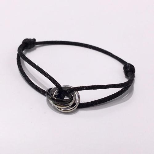 CAB13 Classic circle rope bracelet with logo