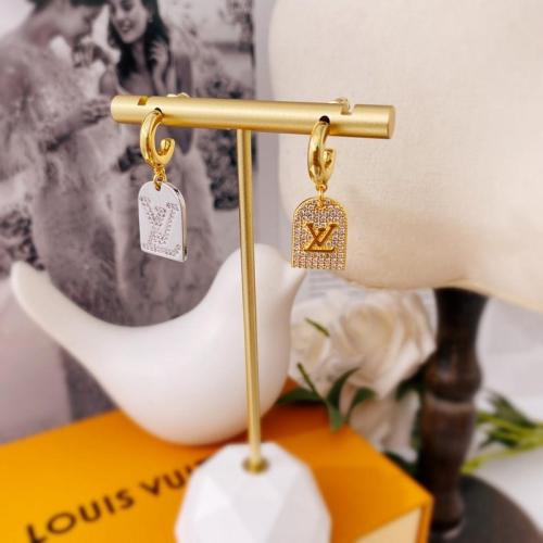 LVE37  Metallic texture C-shaped hanging arch-shaped diamond AB with earrings