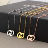 GCN7 Necklace 316L steel plating gold wonderful gift silver/Gold/rose necklaces Jewelry