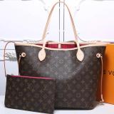 GLP8   32x29x17cm Neverfull Bag high quality L*V   bag for lady gift Canvas leather