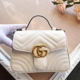 GGP53 Size 21-15.5-8cm and 26.5-20-9cm leather G bag