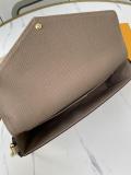 LLP31 Classic leather bag 21X12X3cm with box
