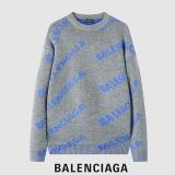 BAC45   Men's and women's full-print double-sided knit jacquard sweater