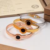 BVB14  Exquisite stainless steel gold-plated jewelry BV bracelet