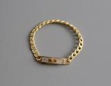 HB49  gold-plated bracelets, simple and direct buckle