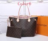 GLP8   32x29x17cm Neverfull Bag high quality L*V   bag for lady gift Canvas leather