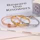 CHB20  Fine stainless steel gold-plated jewelry CH bracelet