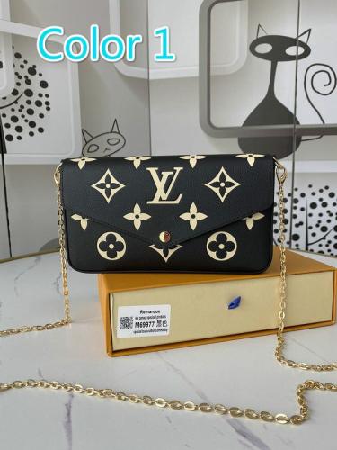 LLP31 Classic leather bag 21X12X3cm with box