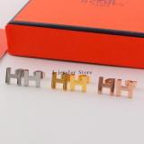 HE1 Earrings 316L steel plating gold Jewelry
