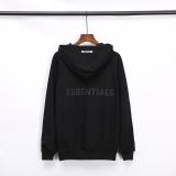 ESC4  Cuff LOGO reflective three-dimensional silicone letter zipper hooded jacket