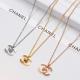 CHN47 Necklace 316L steel plating gold Jewelry