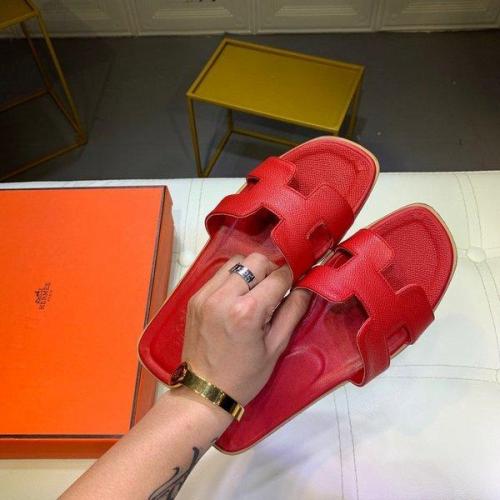 MHS6 35-40  no invoice H leather High quality slippers