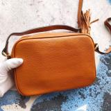 GGP76  leather Ladies black camera bag  21*15*7cm