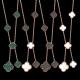 VAN24 Clover Shell Necklace gold plated necklace for women