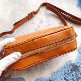 GGP76  leather Ladies black camera bag  21*15*7cm