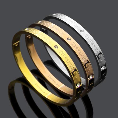 S315   Stainless steel diamond bracelet