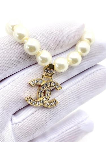 CHB49  Full pearl letter bracelet, simple atmosphere
